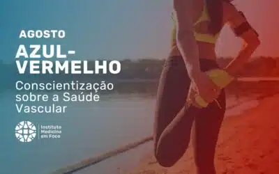 Doenças vasculares: agosto azul vermelho